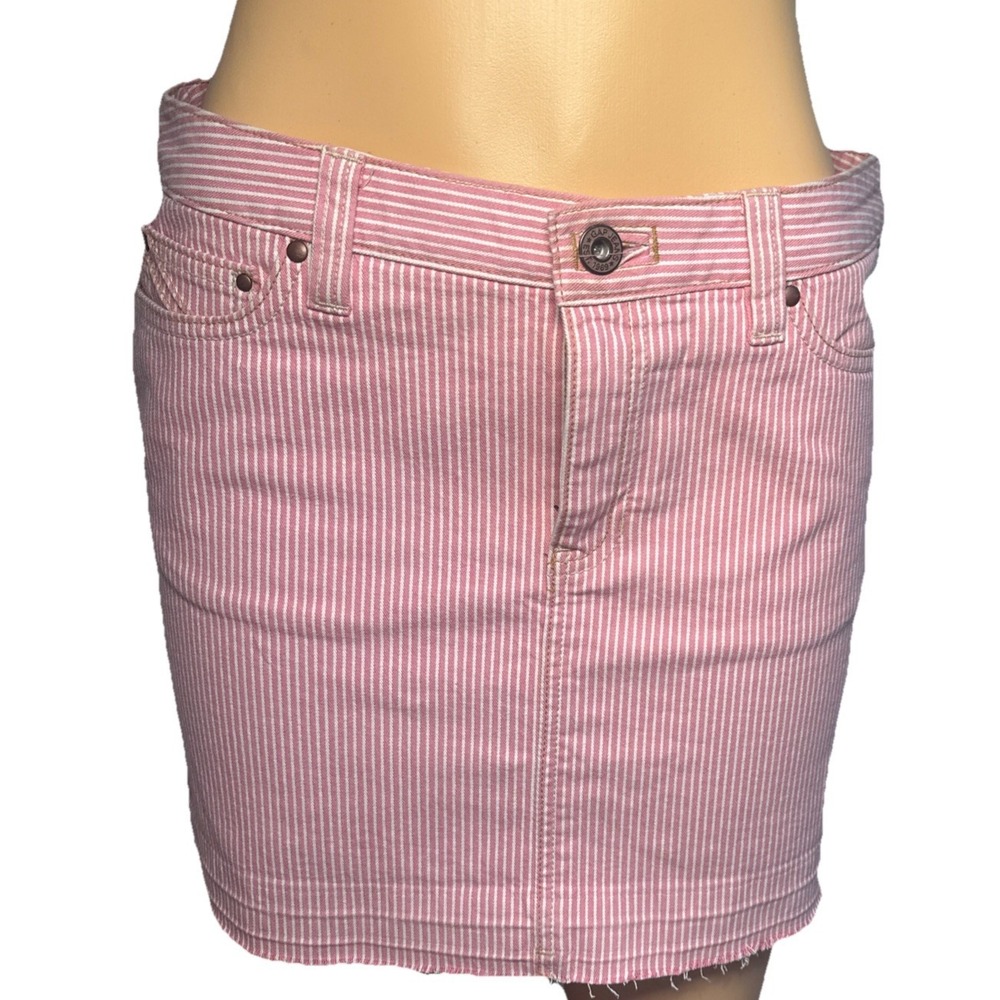 Gap Women's Corduroy Skirt ‎ Pink Zipper Fly Size 8